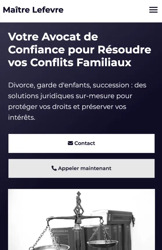 Template Formateur - Vue Mobile